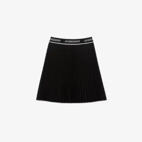 03248 Lacoste Elasticised Waist Short Pleated Skirt