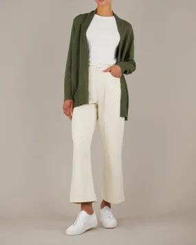 Aubree Knit Cardigan - Khaki