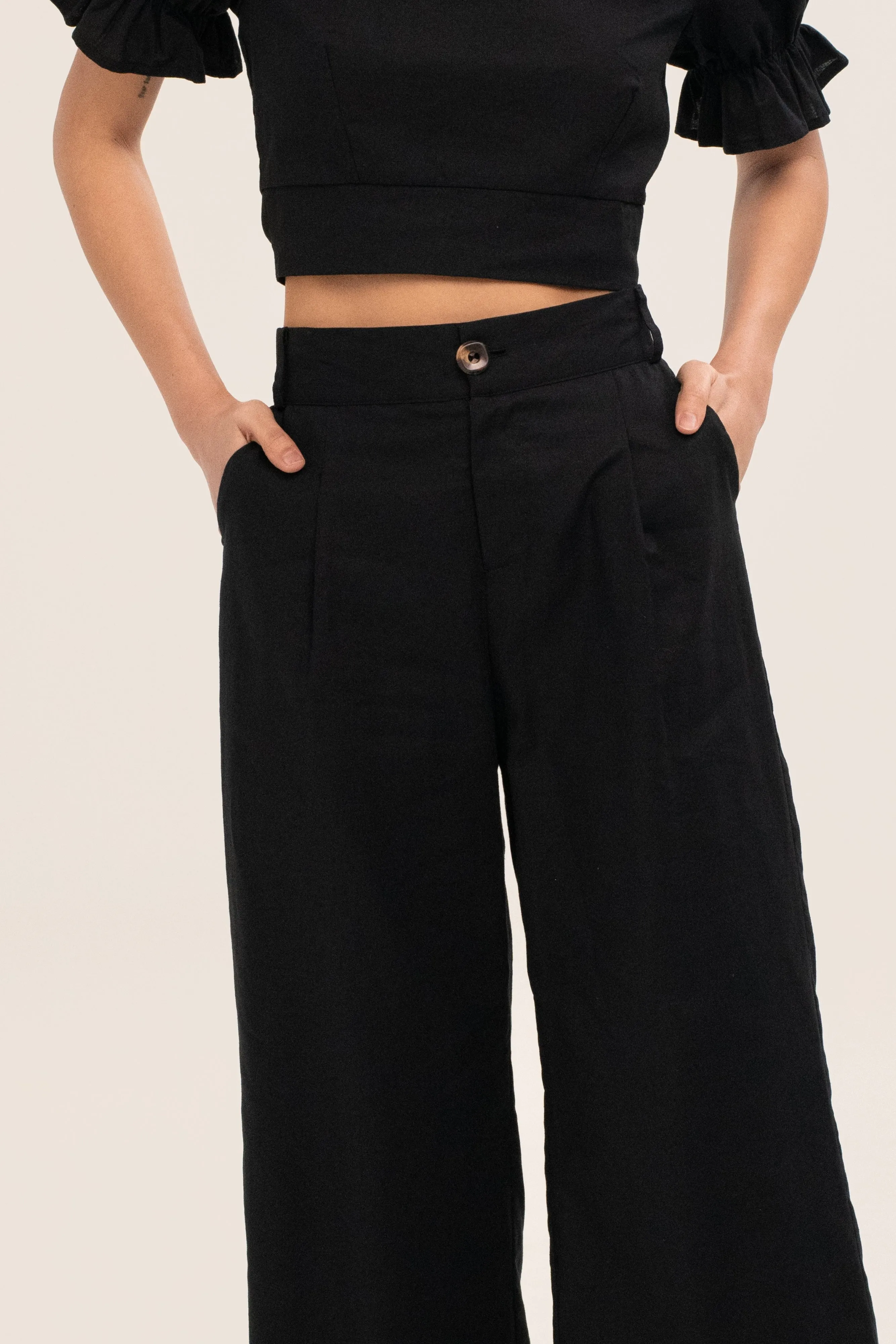 Barbara Culottes in Black