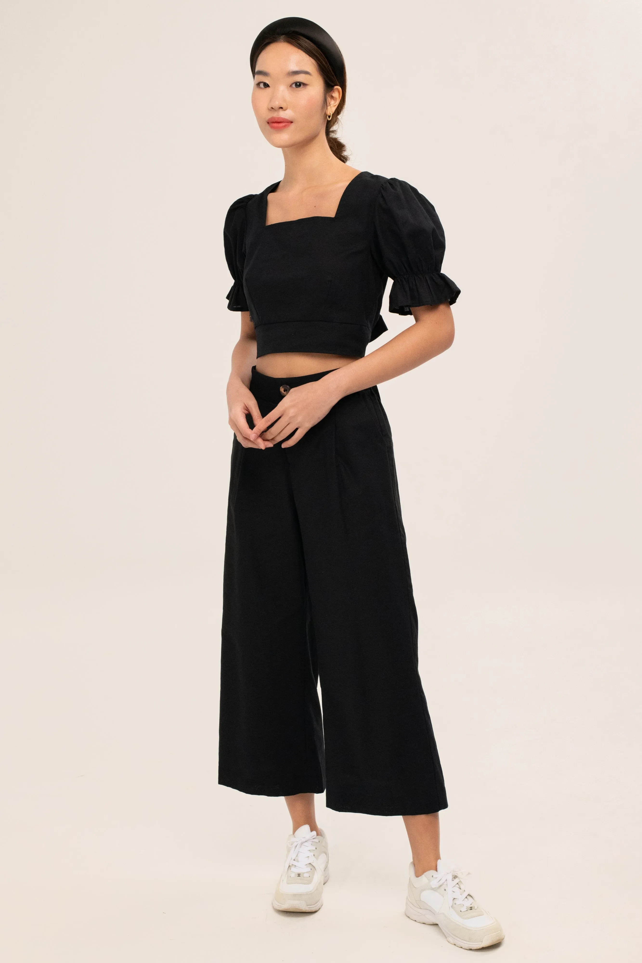 Barbara Culottes in Black