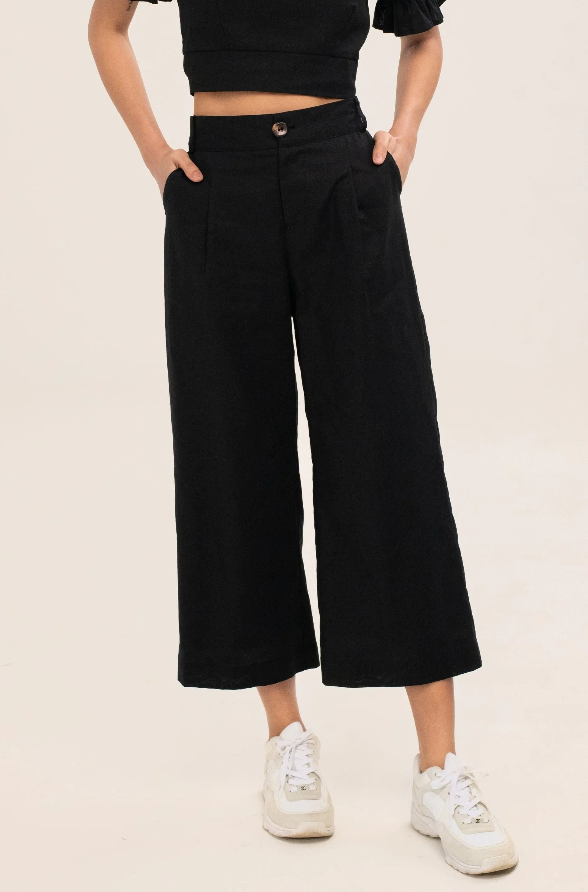 Barbara Culottes in Black