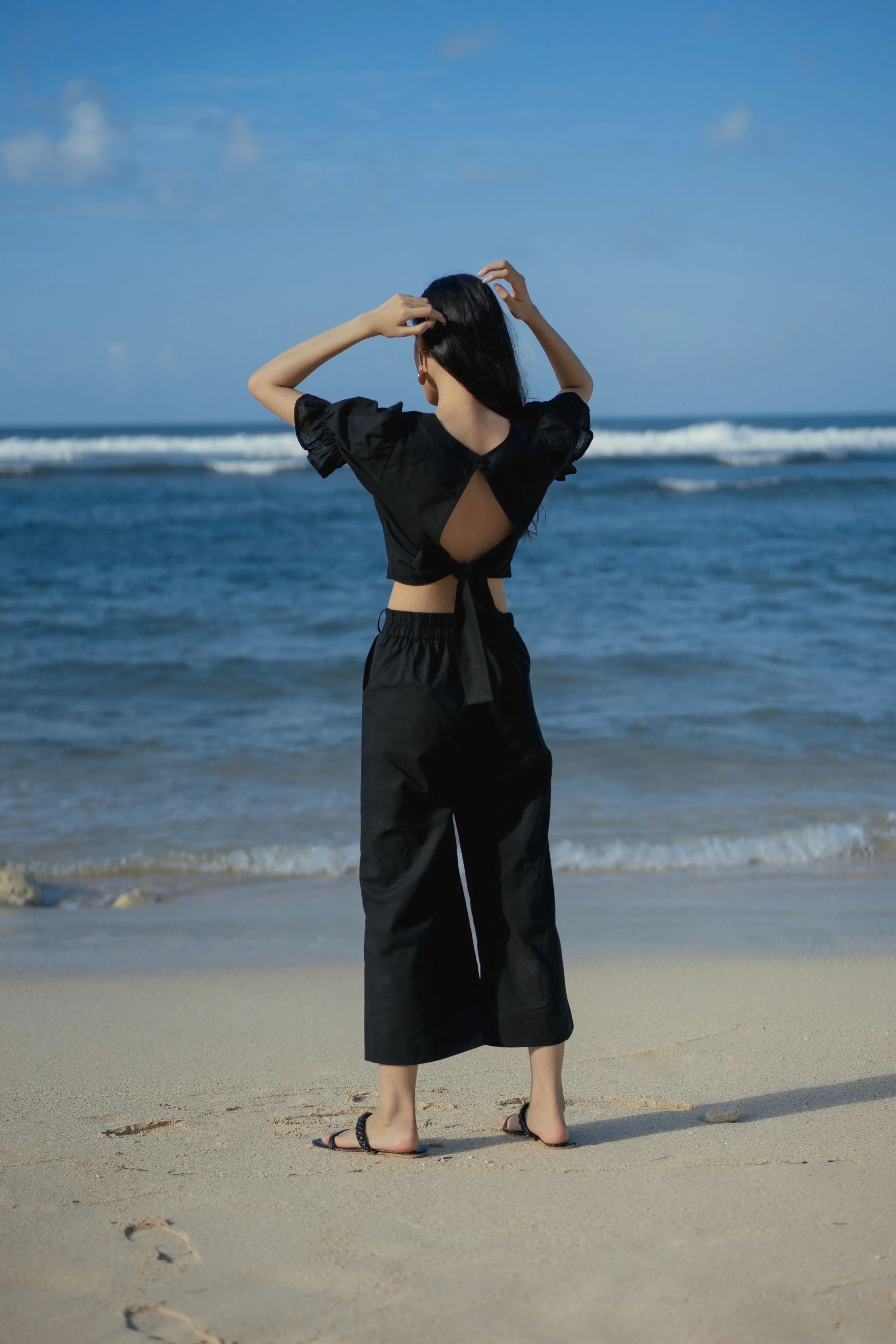 Barbara Culottes in Black