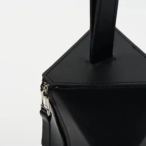 Black Fold Tri Handbag