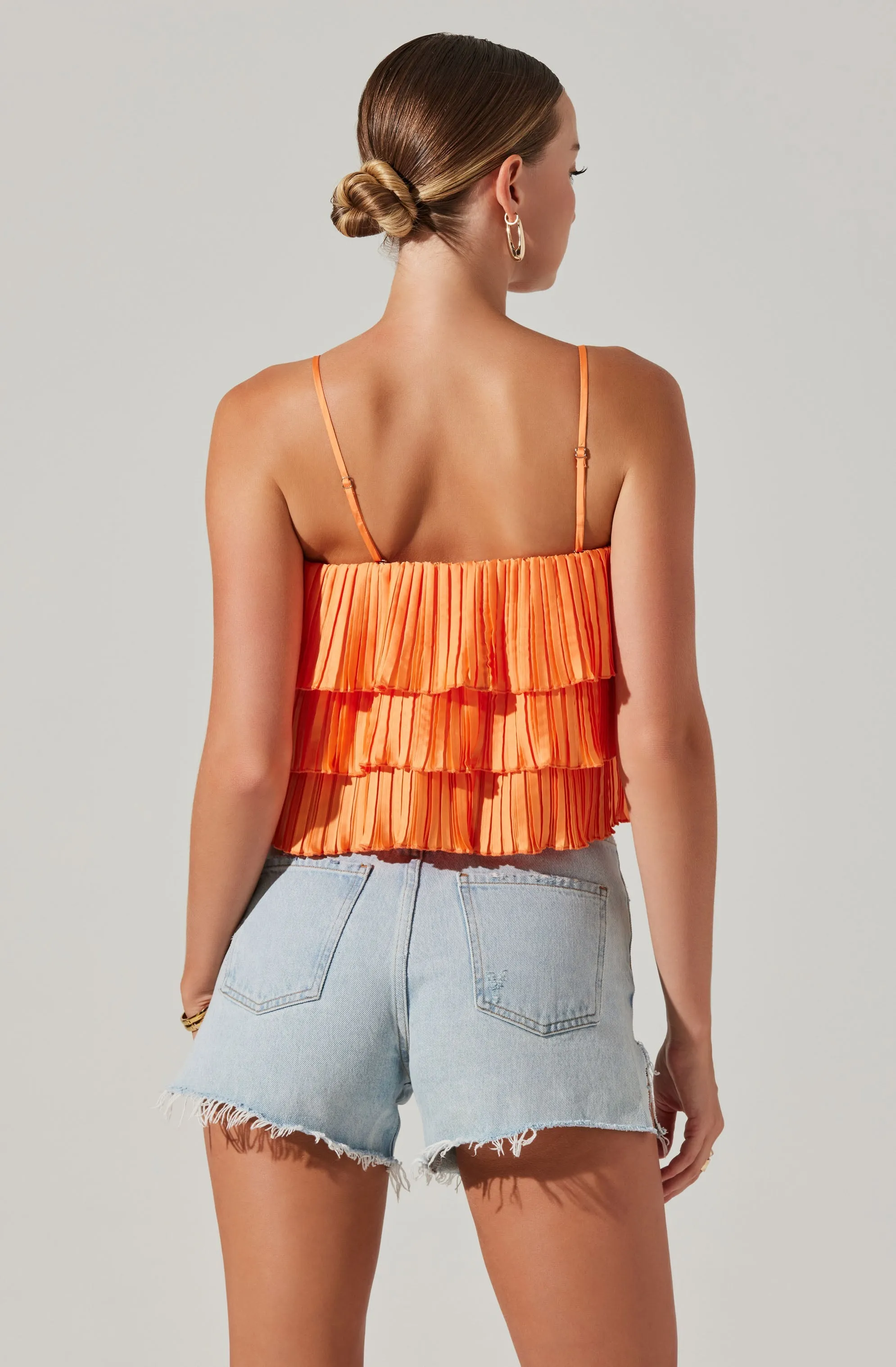 Calita Pleated Tier Sleeveless Top