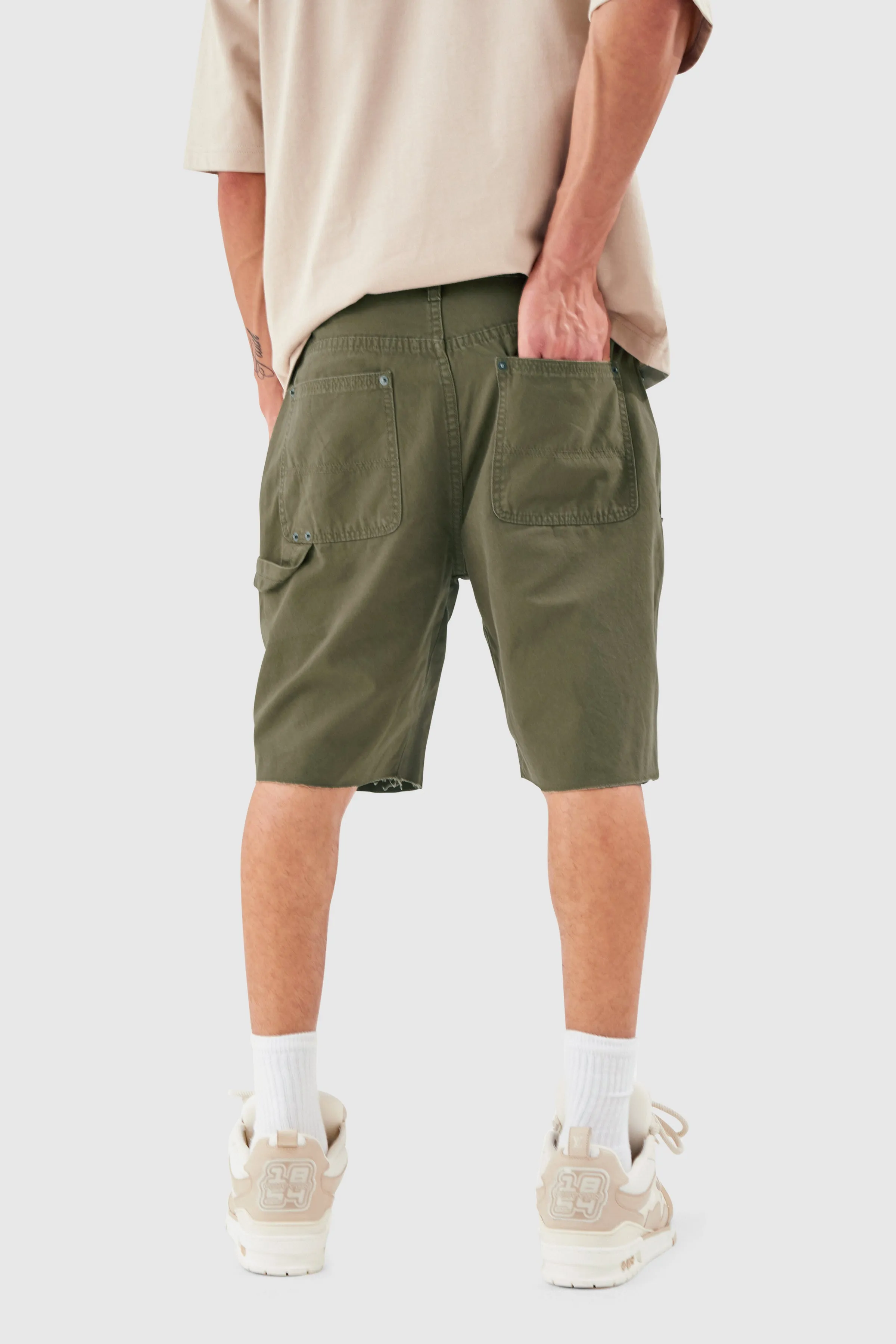 CANVAS SHORT - KHAKI