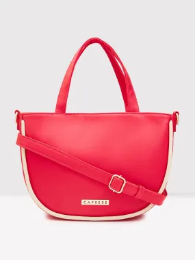 Caprese Gracie Satchel Medium Handbag Magenta