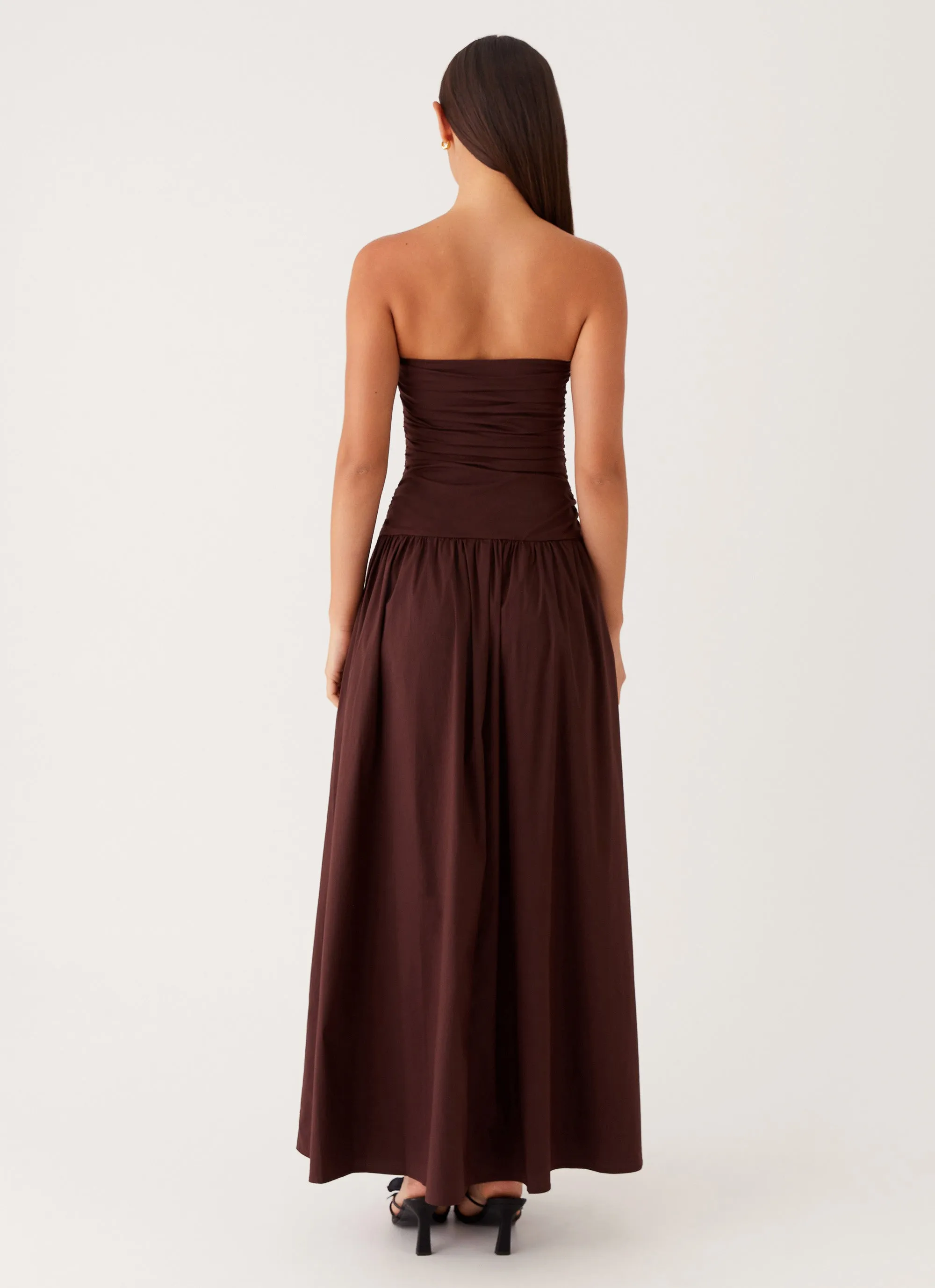 Carmel Maxi Dress - Brown