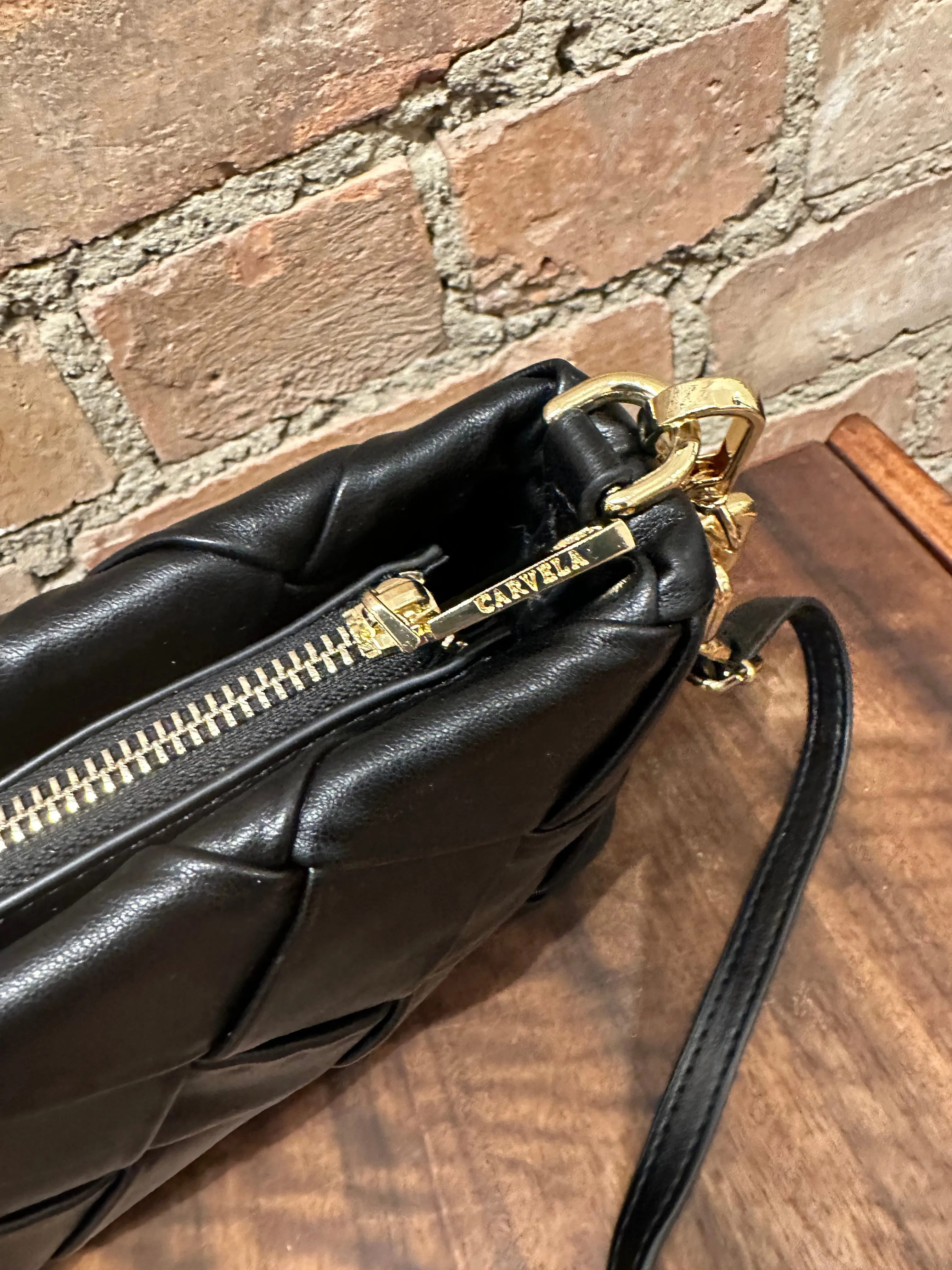 Carvela Black Faux Leather Handbag