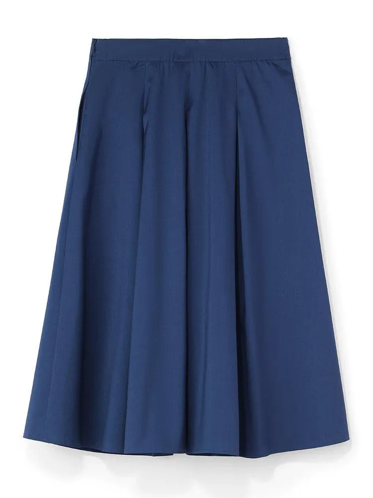 Cotton A-line Skirt