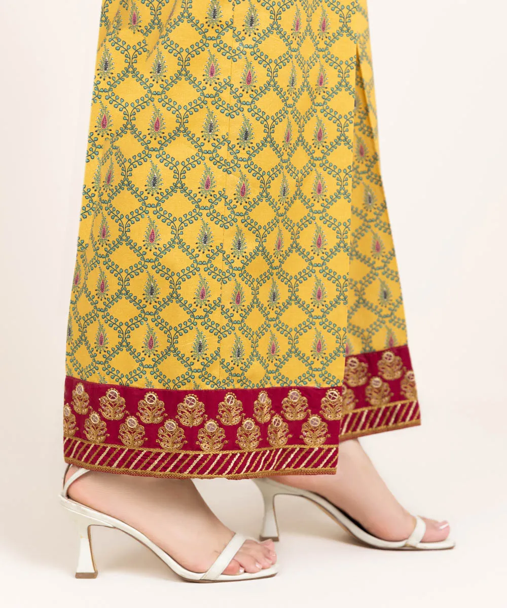 Embroidered Cambric Culottes