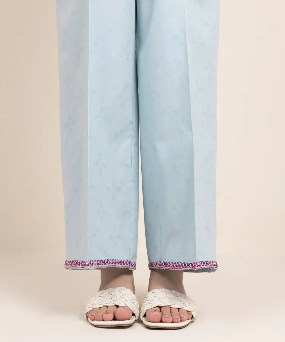 Embroidered Jacquard Culottes