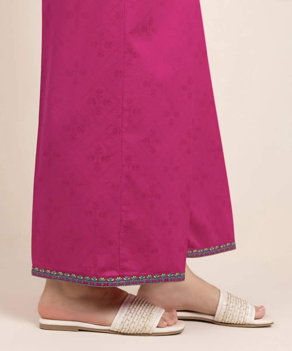 Embroidered Jacquard Culottes