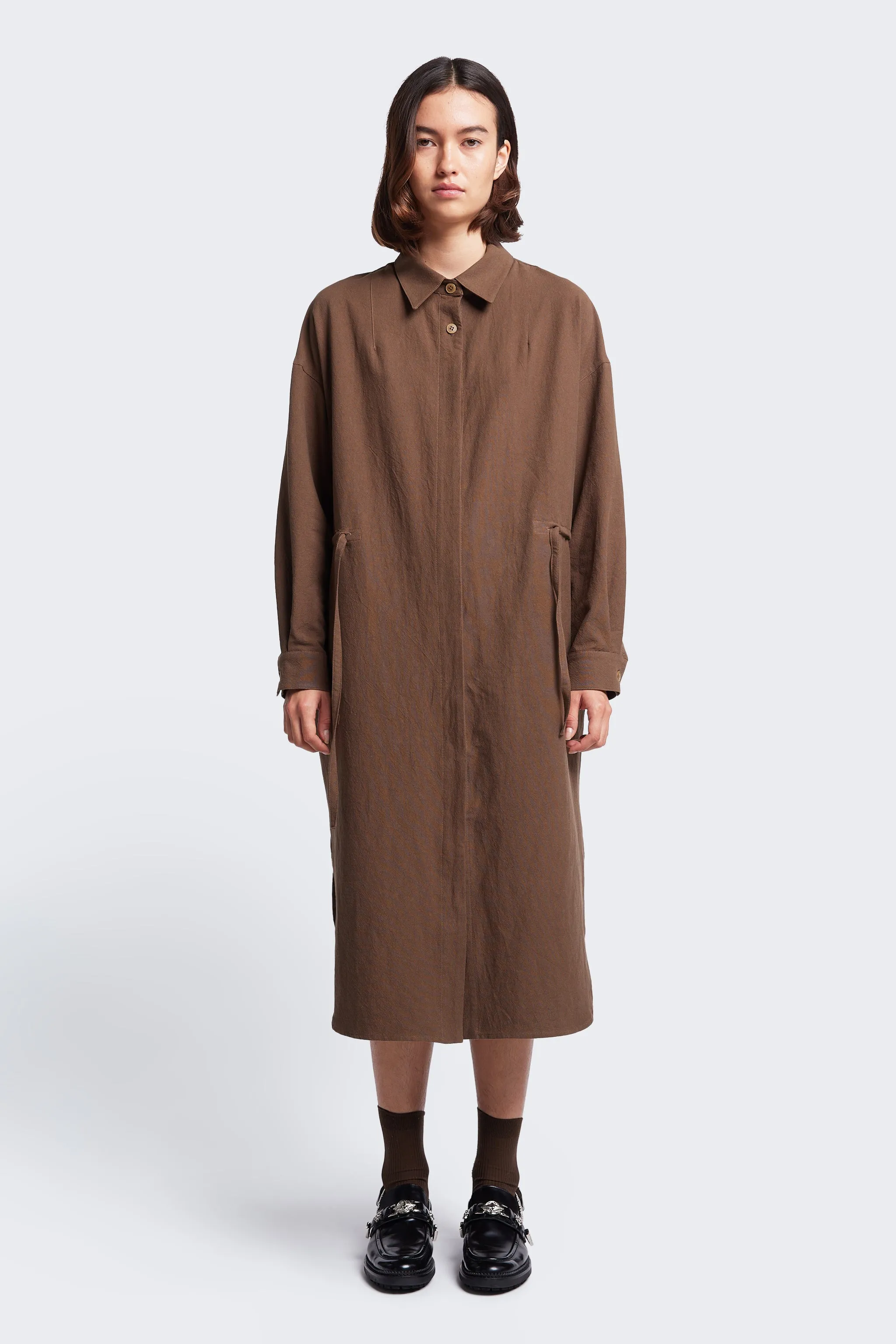 Filter Dress Brown