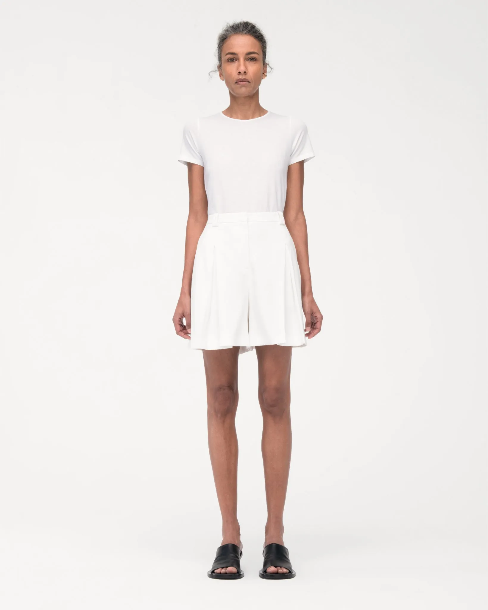 Fluid Pleated Short