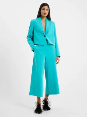 French Connection Echo Crepe Culottes-Jaded Teal-74VBC