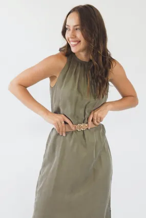 Isla Dress - Khaki