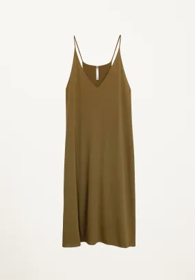 Jolene Cami Dress in Khaki