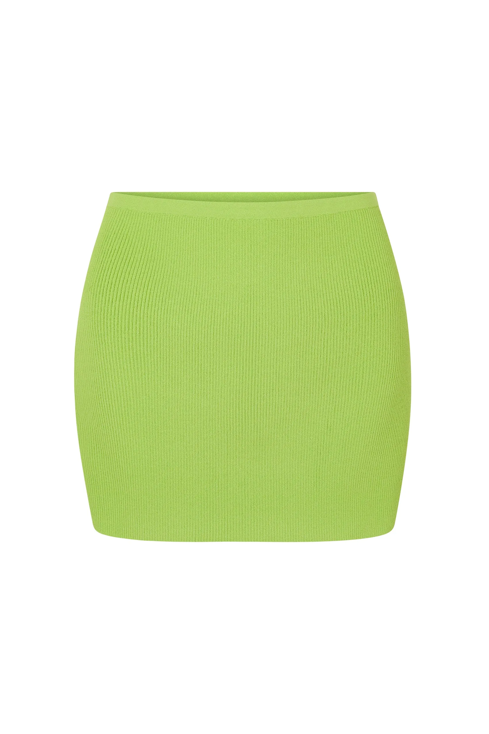 Larissa Knit Mini Skirt in Manzana