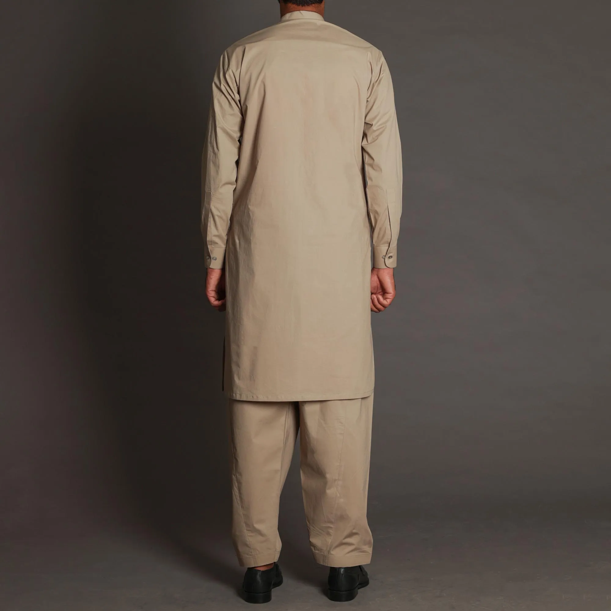 Light Khaki Shalwar Qameez