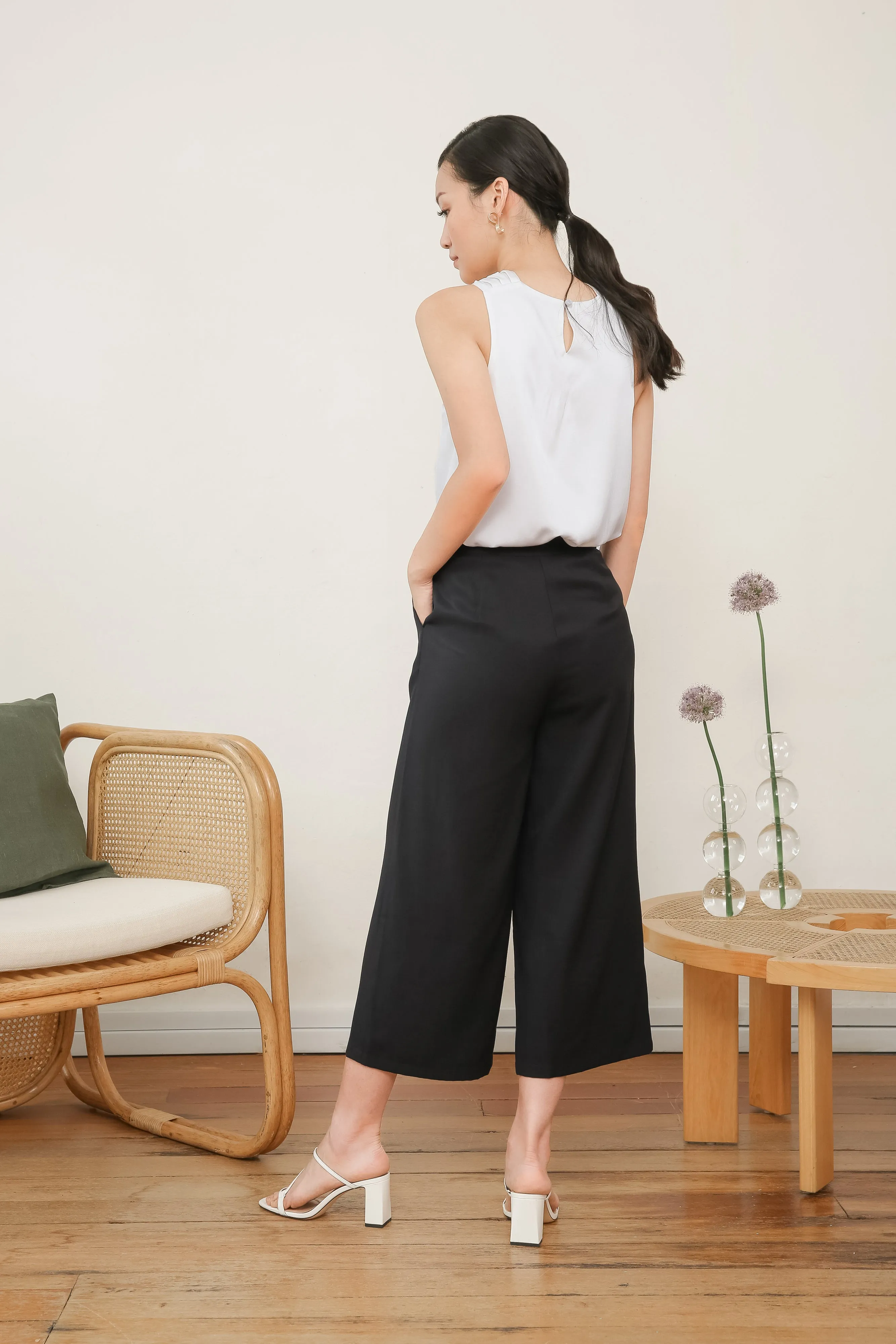 Liya Tailored High Waisted Culottes