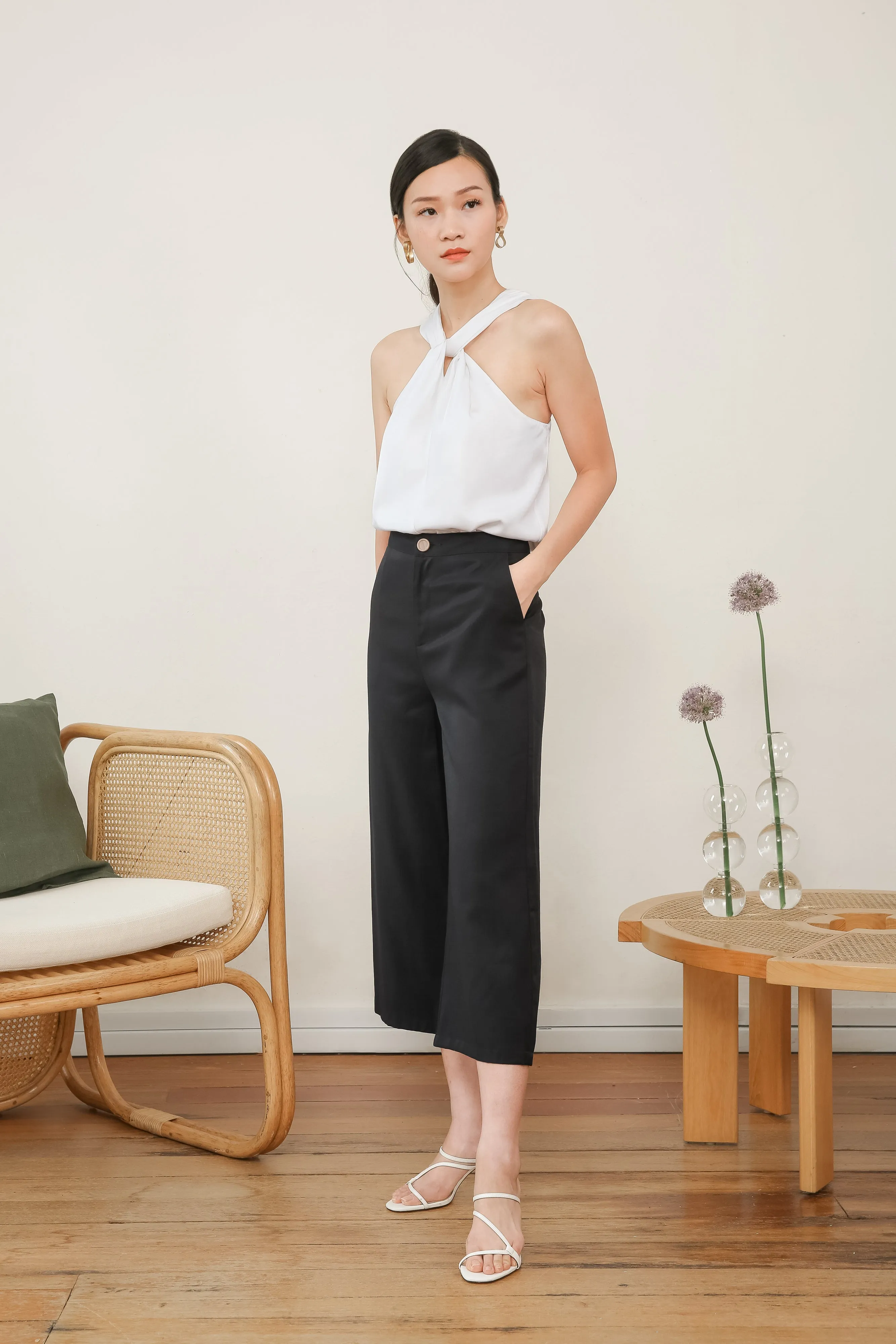 Liya Tailored High Waisted Culottes