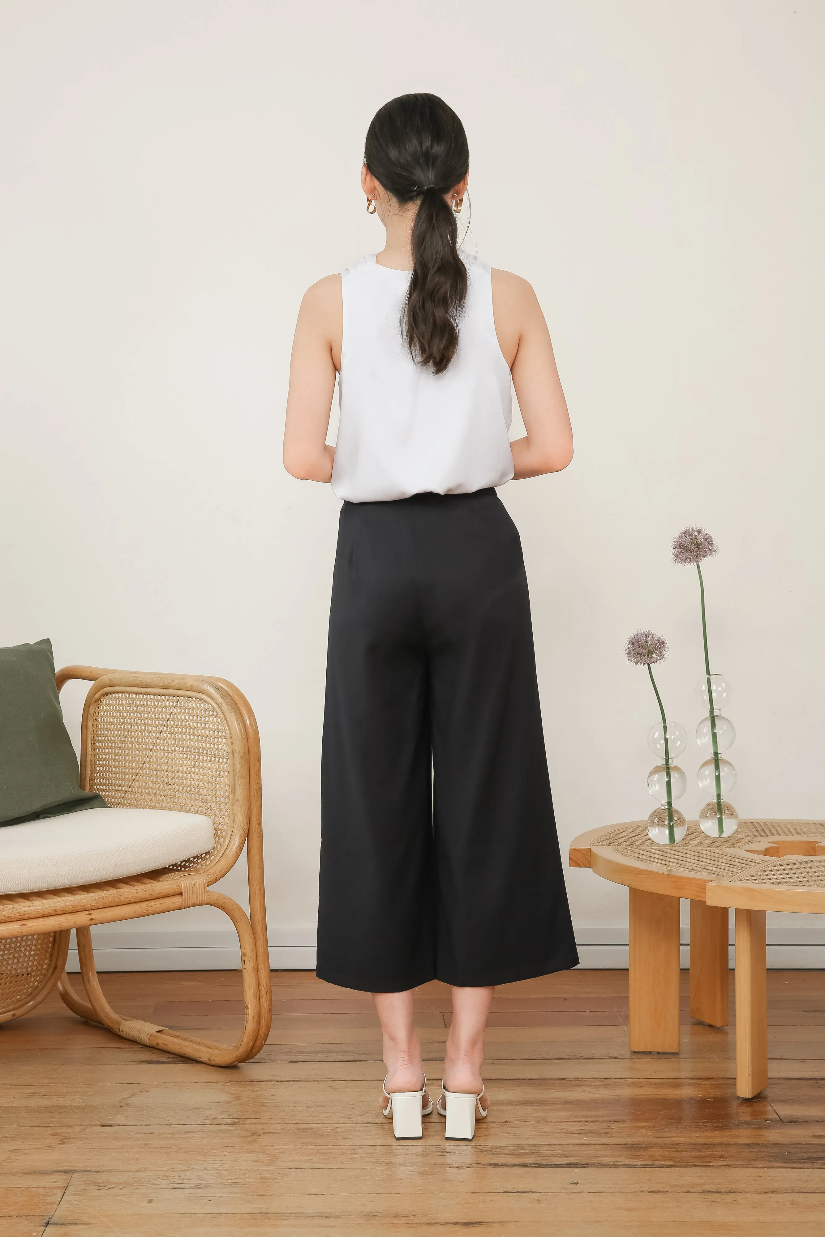 Liya Tailored High Waisted Culottes