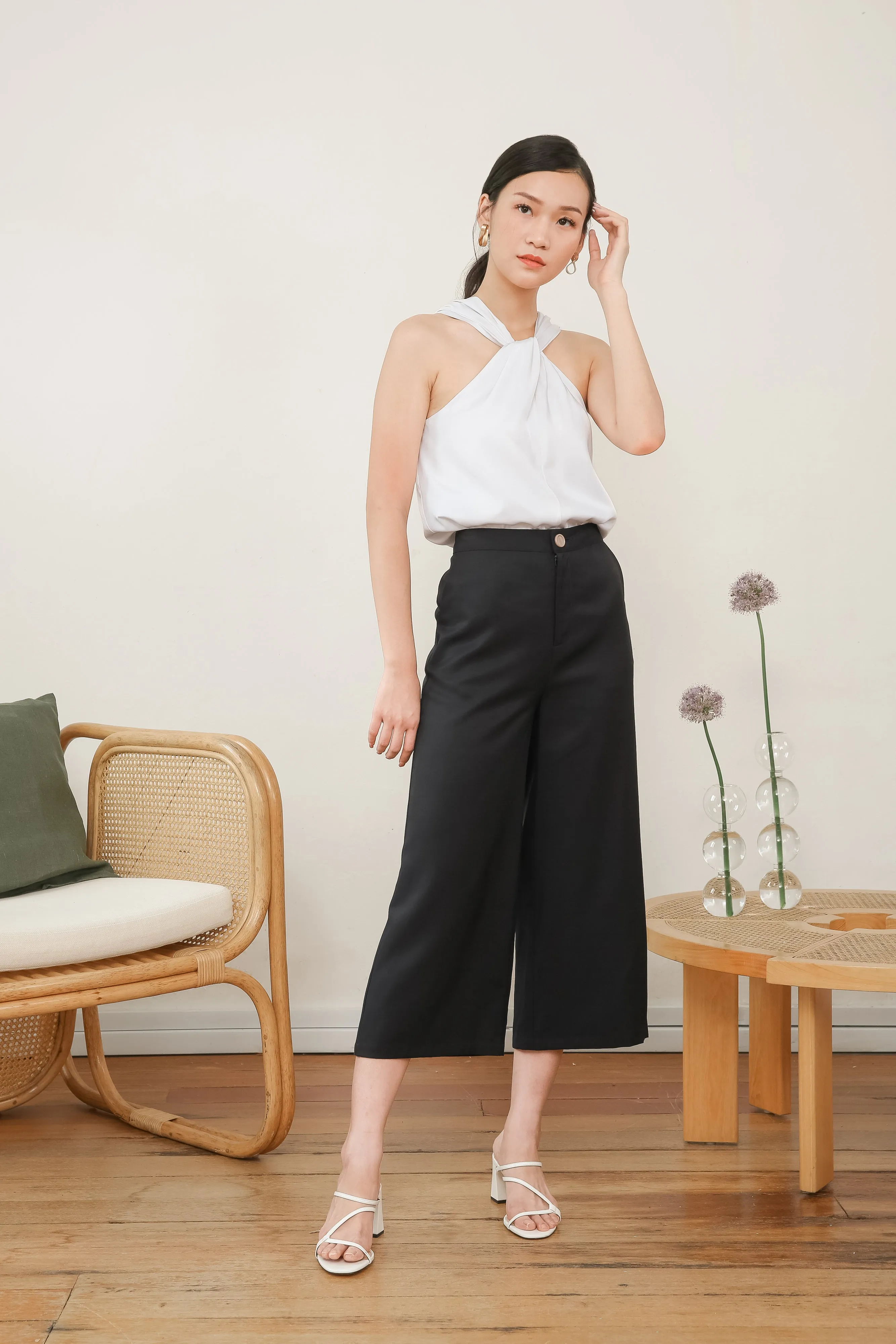 Liya Tailored High Waisted Culottes