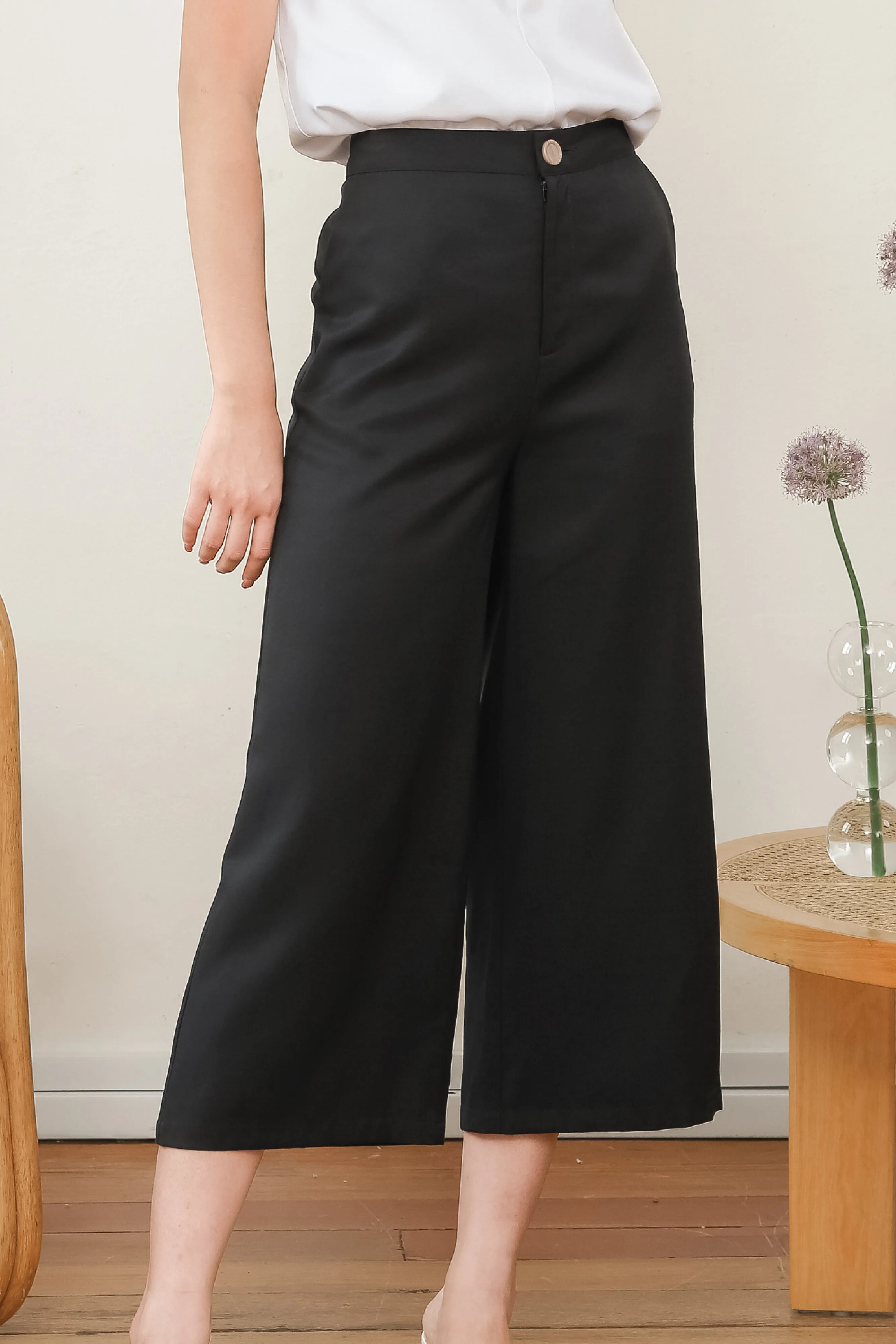 Liya Tailored High Waisted Culottes