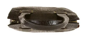 Marnie Bugs Vanessa Handbag - Faux Alligator Textured Leather