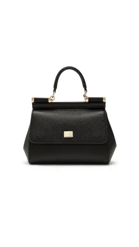 Medium Sicily Handbag - Black