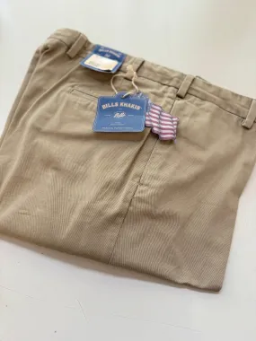 Men's Bill's Khakis | M2 Poplin Pant Pleated Front | Khaki