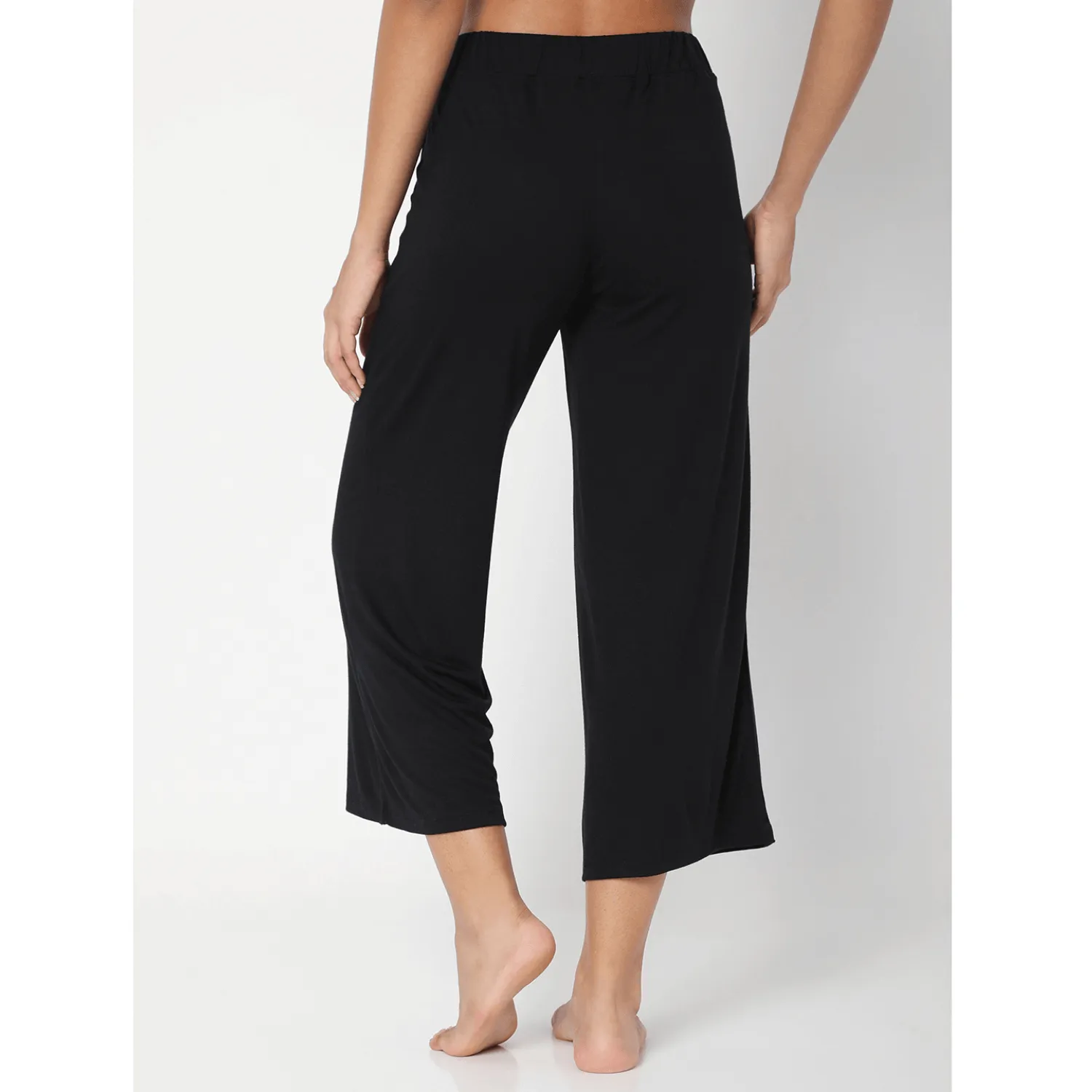 Modal Lounge Culottes Black