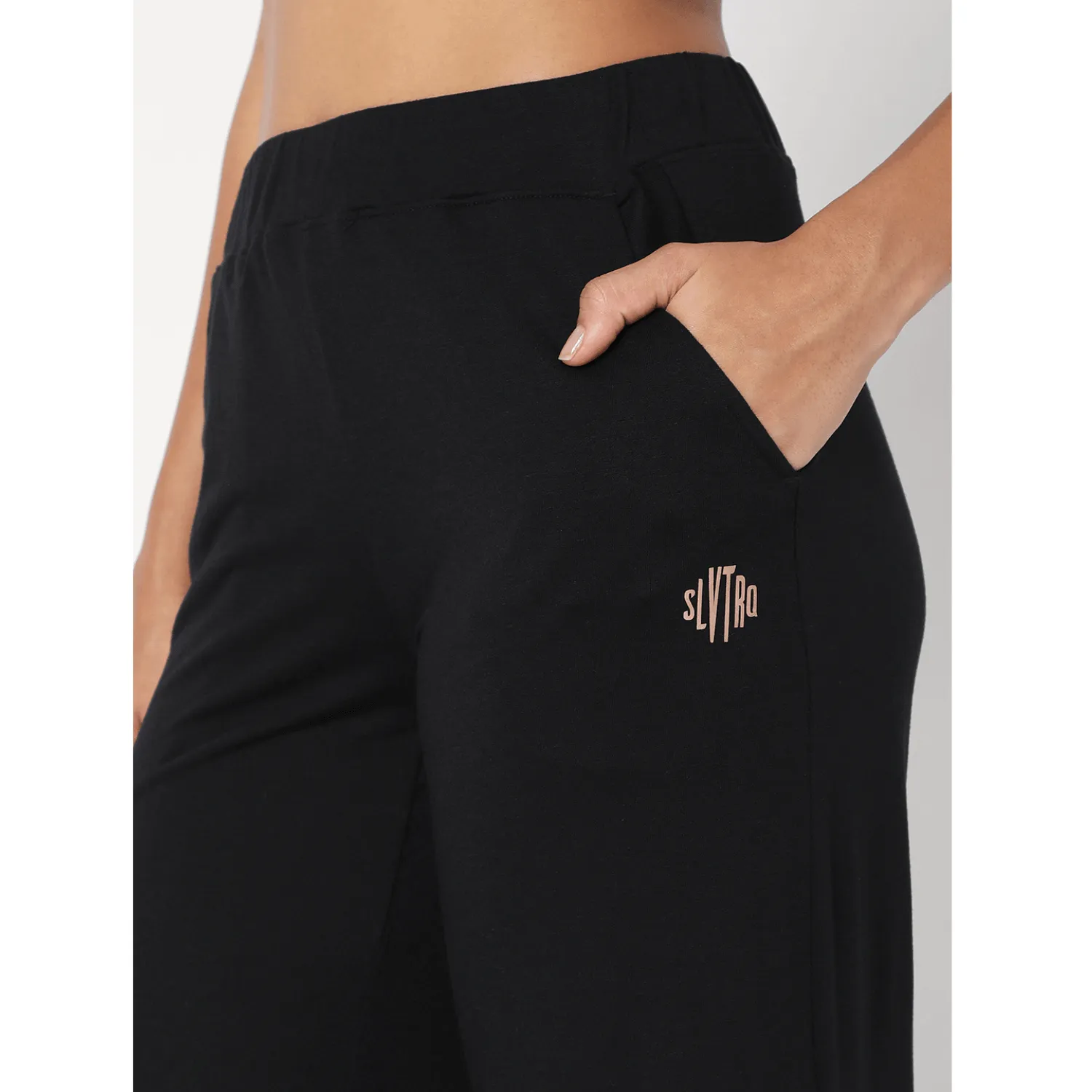 Modal Lounge Culottes Black