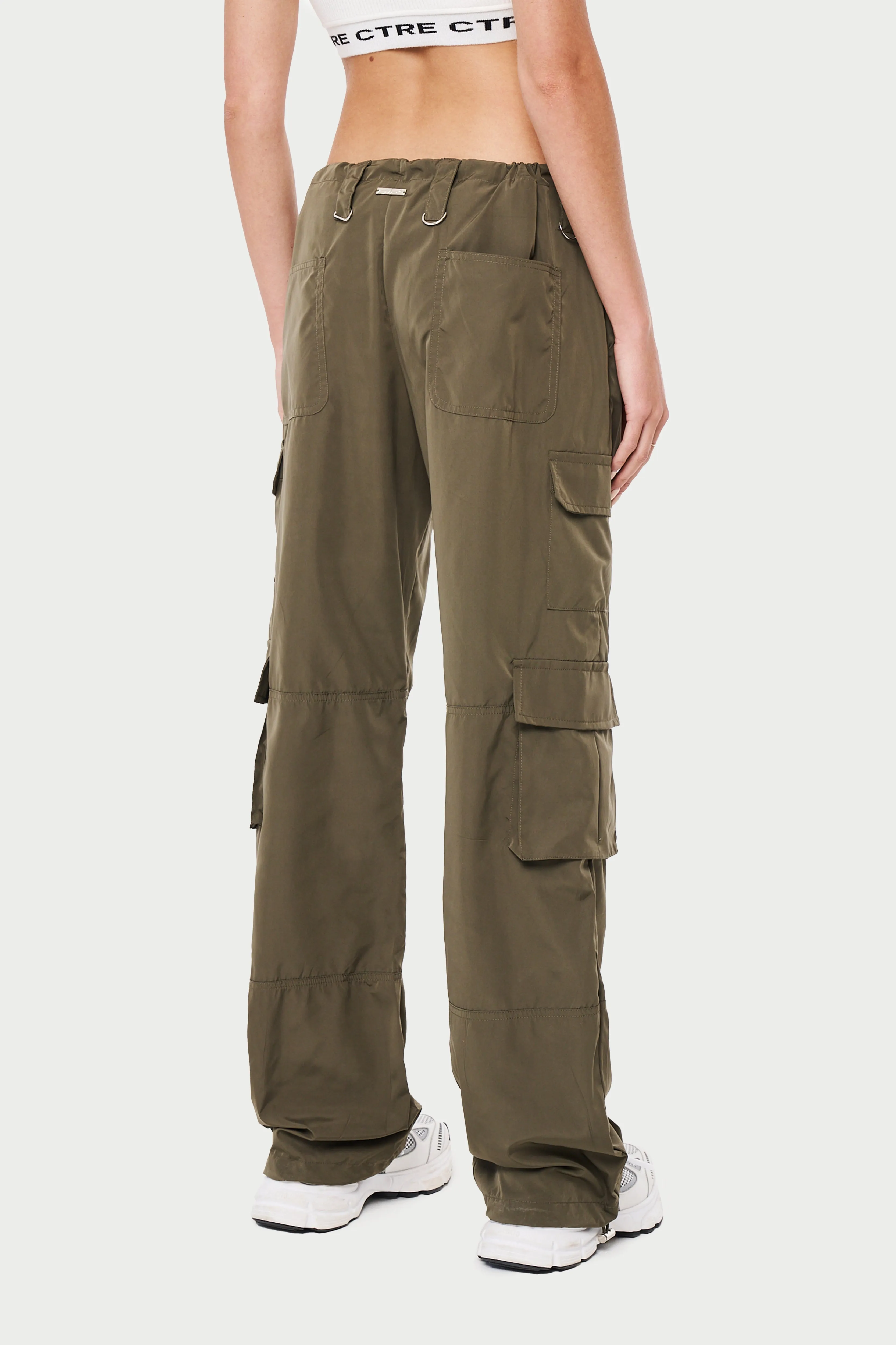 MULTI POCKET OVERSIZED CARGOS - KHAKI