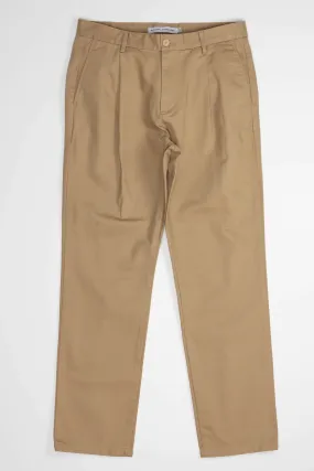 NS1201-2 Pleated Chino Vintage French Drill in Khaki