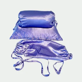 periwinkle down® travel pillow with knapsack