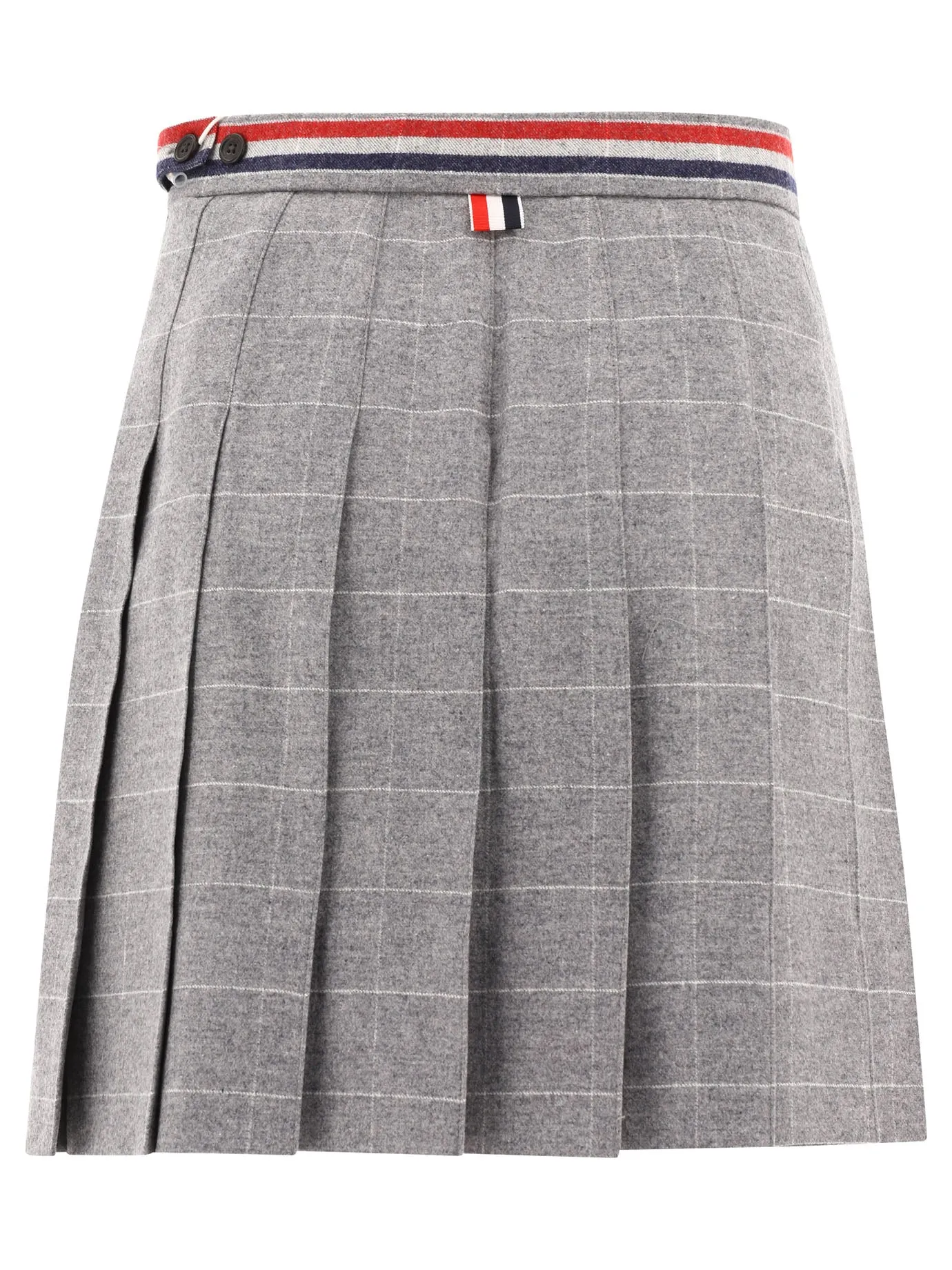 "RWB" PLEATED SKIRT