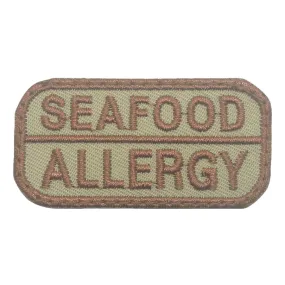 SEAFOOD ALLERGY PATCH - KHAKI