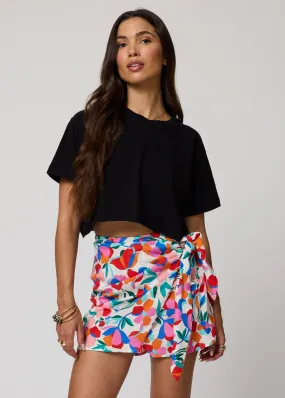 THE SARONG MINI SKIRT