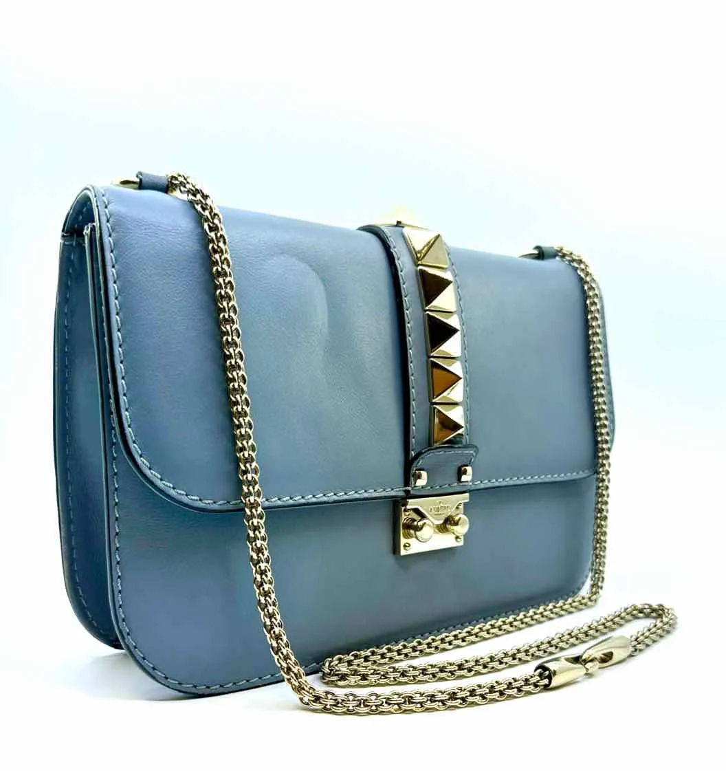 VALENTINO Grey Leather Handbag