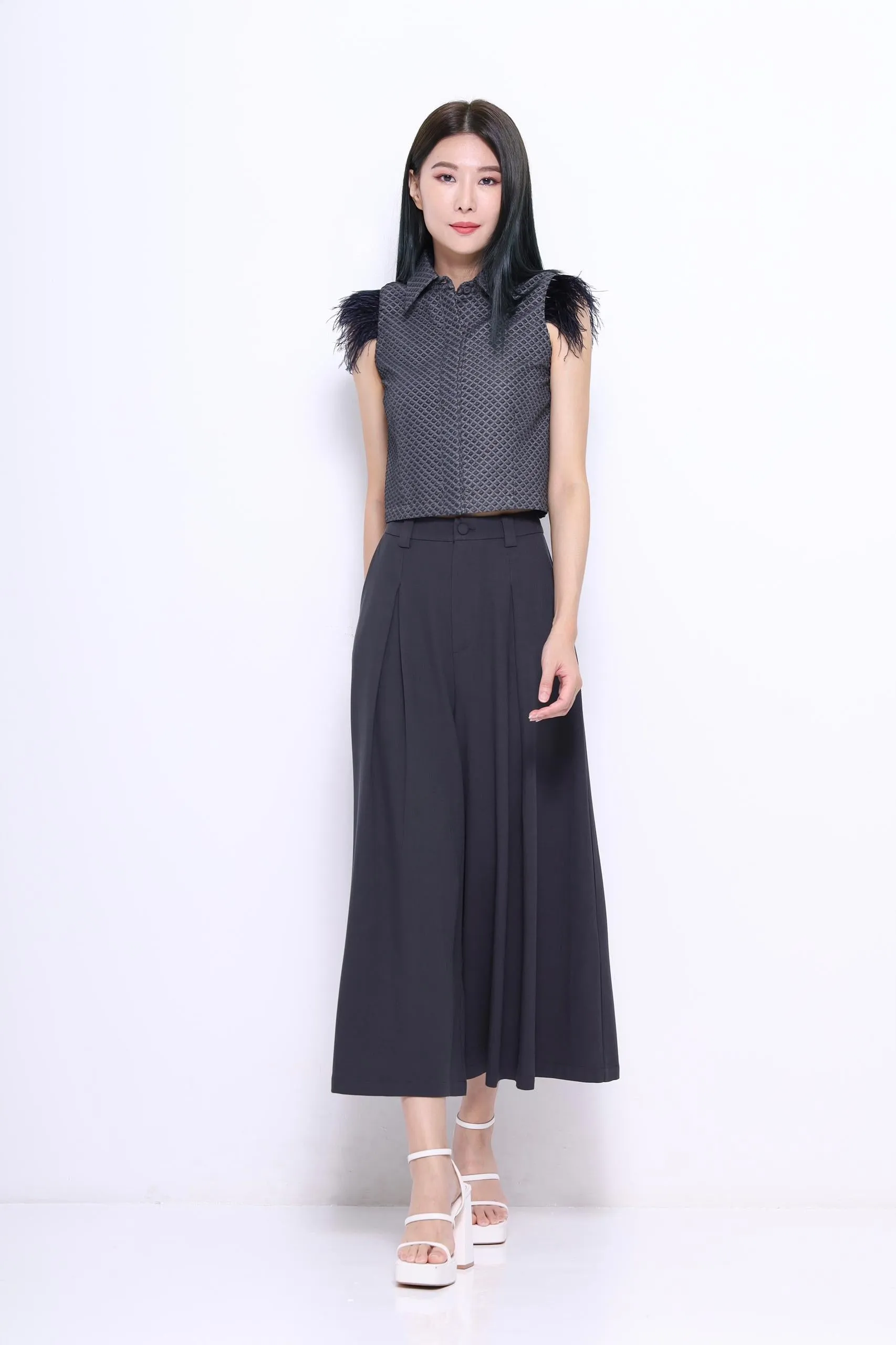 Veron Wide-Legged Culottes