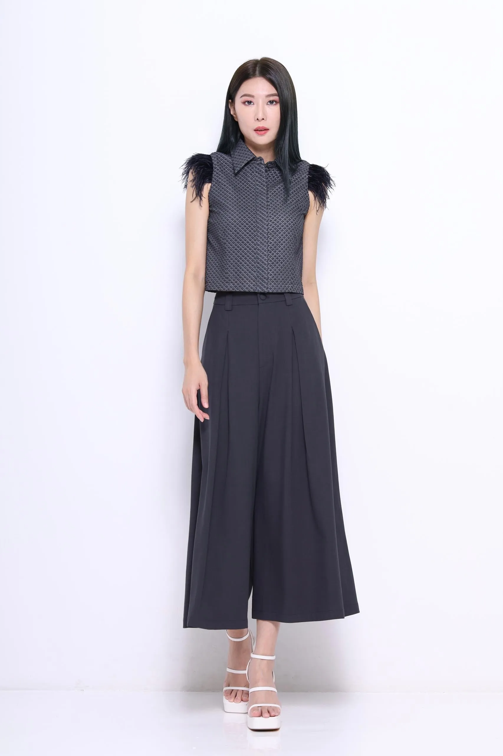 Veron Wide-Legged Culottes